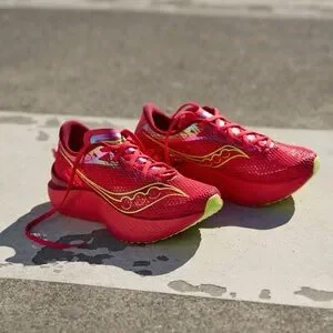 Saucony | Shoes | Saucony Red And Yellow Athletic Shoes For  display picture 3